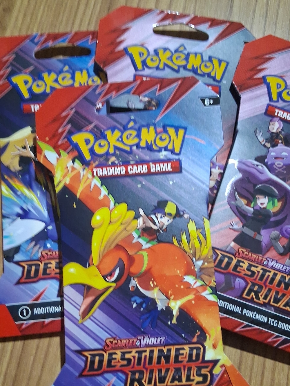 Pokemon Scarlet & Violet Destined Rivals Booster - Orange & Yellow Art